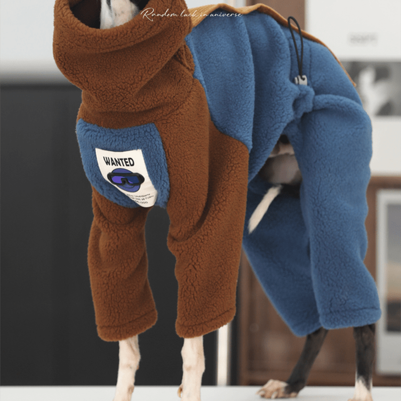 Fleece Onesies 4Legs Italian Greyhound Whippet Dog Clothes Multicolor - PIKAPIKA