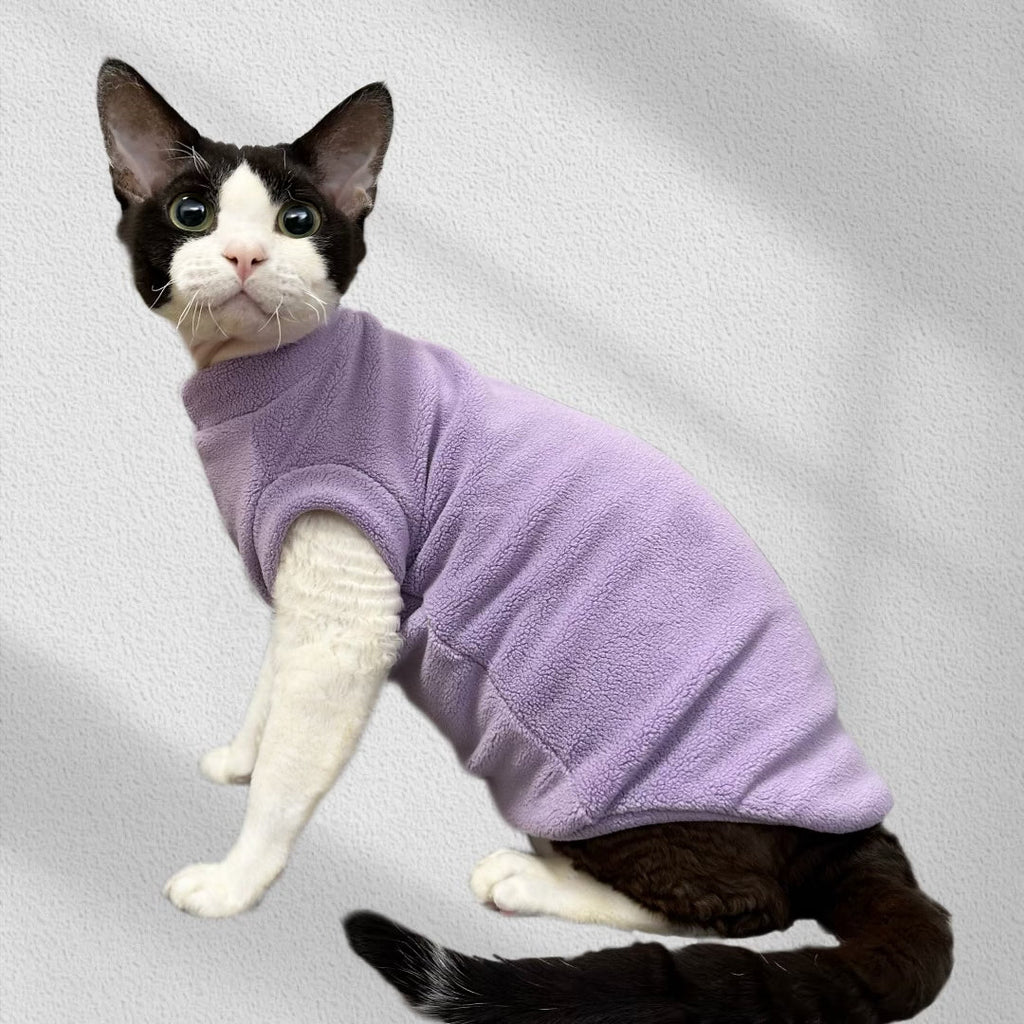 Fleece Shirts Cat Pajamas Soft Wear Warm Clothes Multicolor - PIKAPIKA
