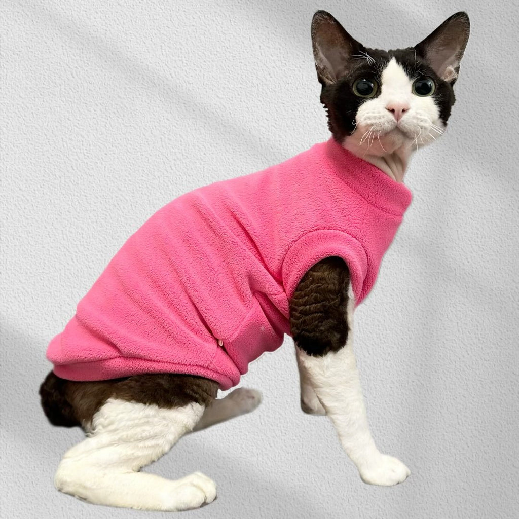 Fleece Shirts Cat Pajamas Soft Wear Warm Clothes Multicolor - PIKAPIKA