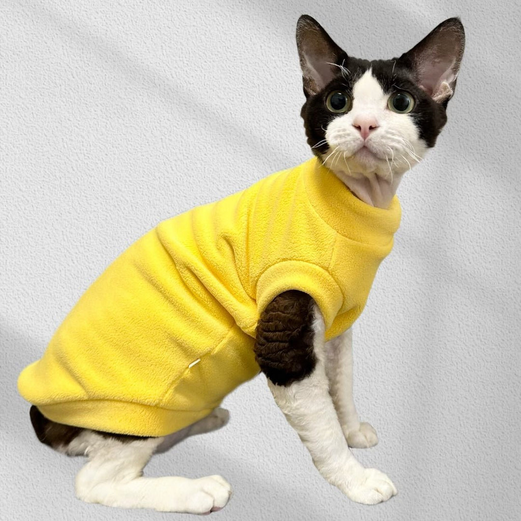 Fleece Shirts Cat Pajamas Soft Wear Warm Clothes Multicolor - PIKAPIKA