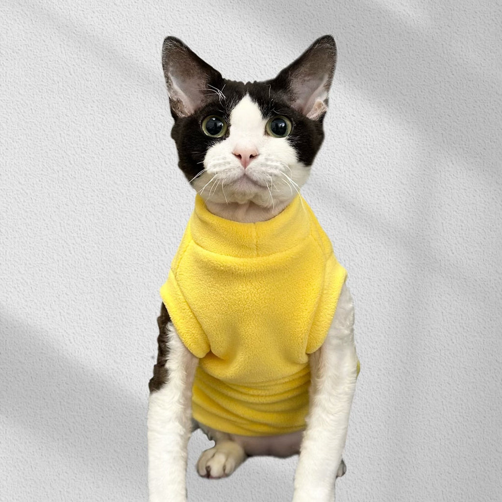 Fleece Shirts Cat Pajamas Soft Wear Warm Clothes Multicolor - PIKAPIKA