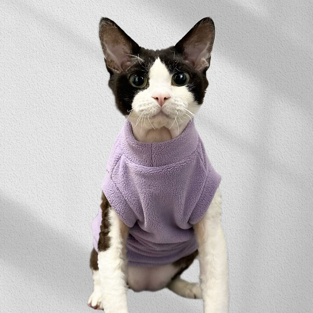 Fleece Shirts Cat Pajamas Soft Wear Warm Clothes Multicolor - PIKAPIKA