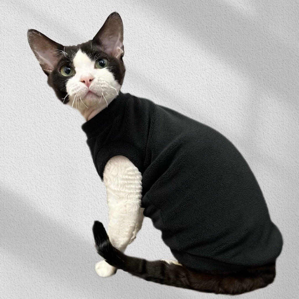 Fleece Shirts Cat Pajamas Soft Wear Warm Clothes Multicolor - PIKAPIKA