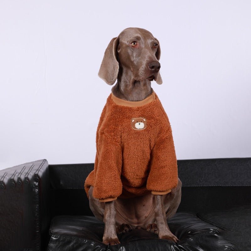 Fleece Shirts Round Collar Big Dog Clothing - PIKAPIKA