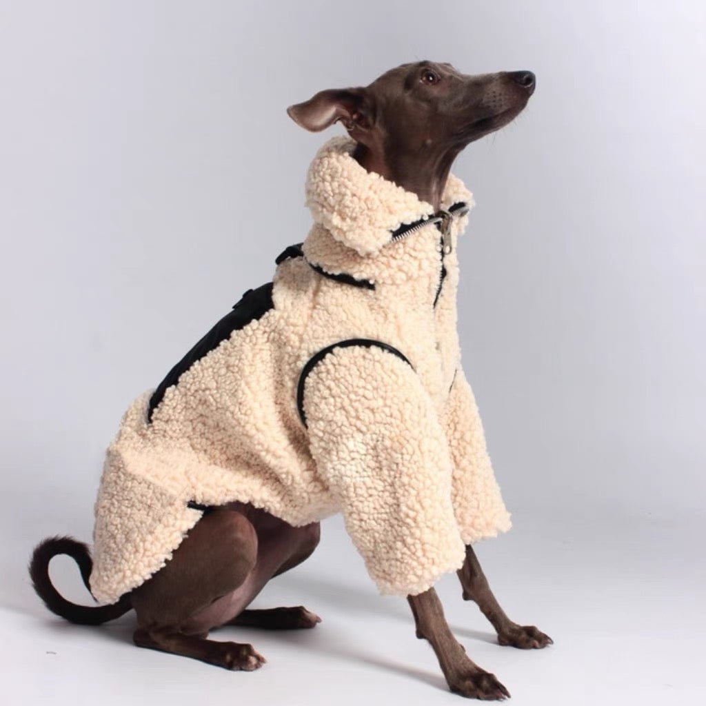 Fleece Turtleneck Coat Italian greyhound Whippet Dog Clothes - PIKAPIKA