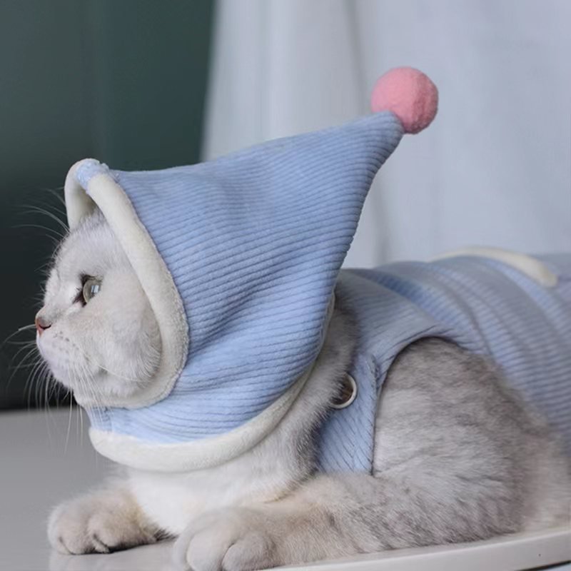 Fleece Warm Pom Beanie Cat Hat - PIKAPIKA