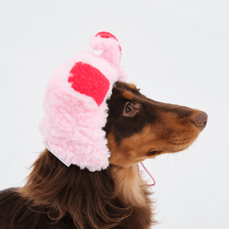Halloween Bunny Fluffy Warm Hat Dachshund Dog - PIKAPIKA