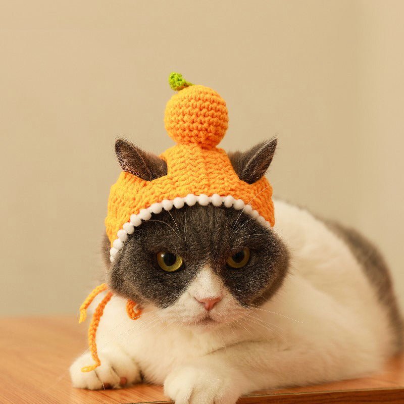 Halloween Costume Funny Knit Cat Hat - PIKAPIKA