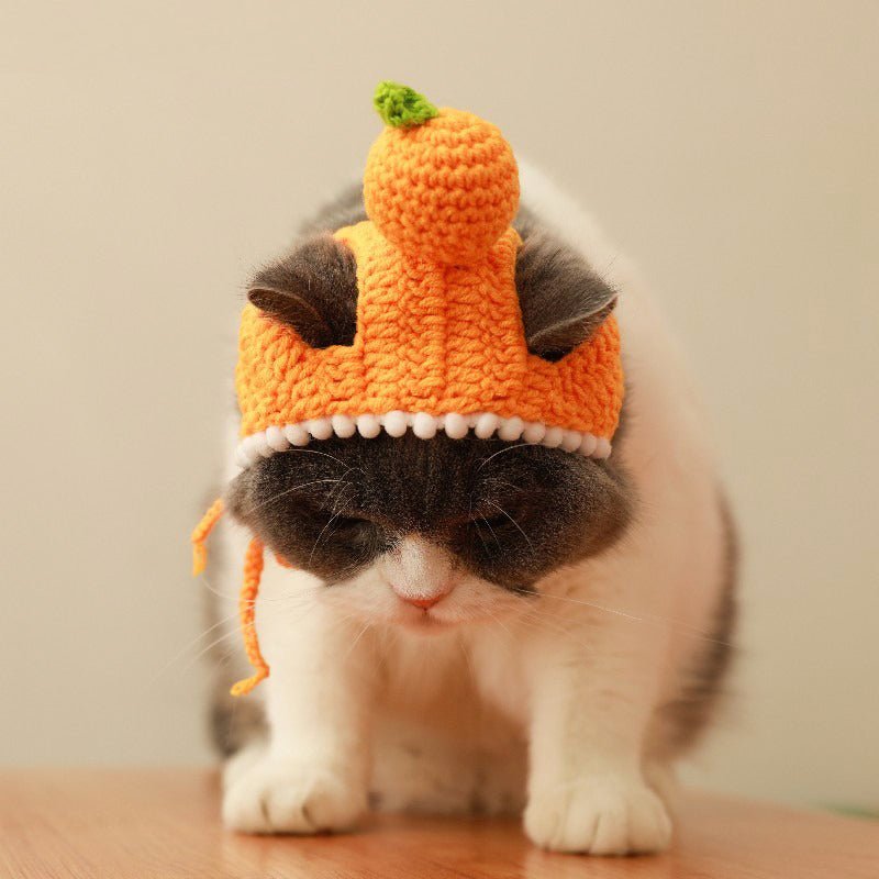 Halloween Costume Funny Knit Cat Hat - PIKAPIKA