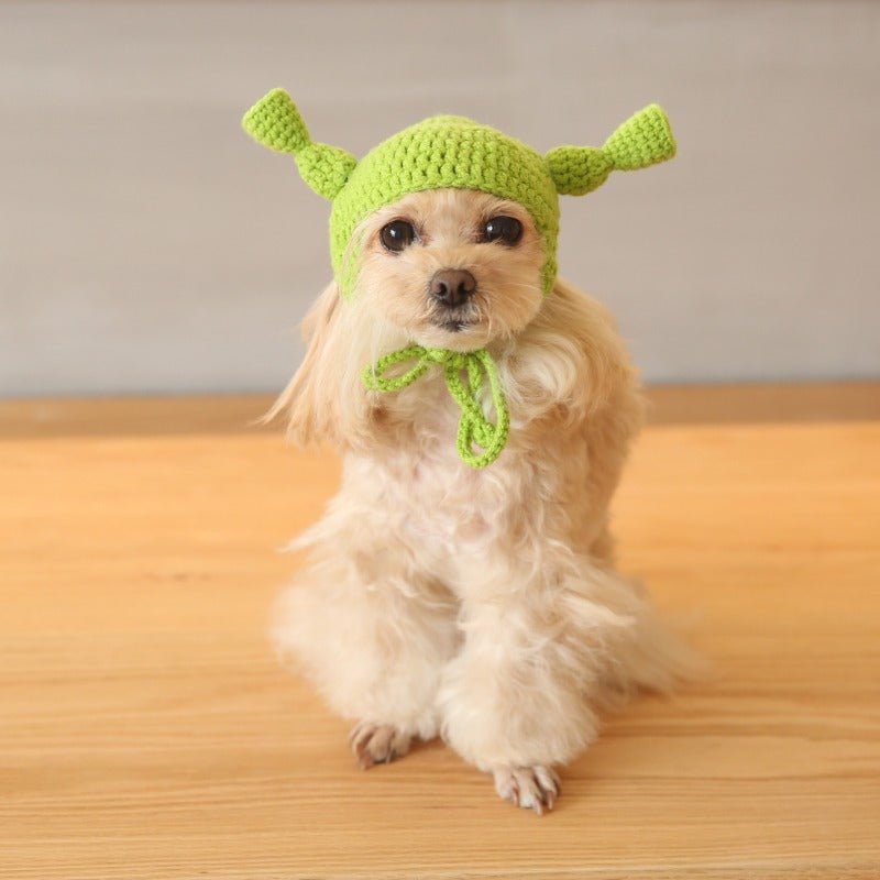 Halloween Costume Funny Knit Dog & Cat Hat - PIKAPIKA