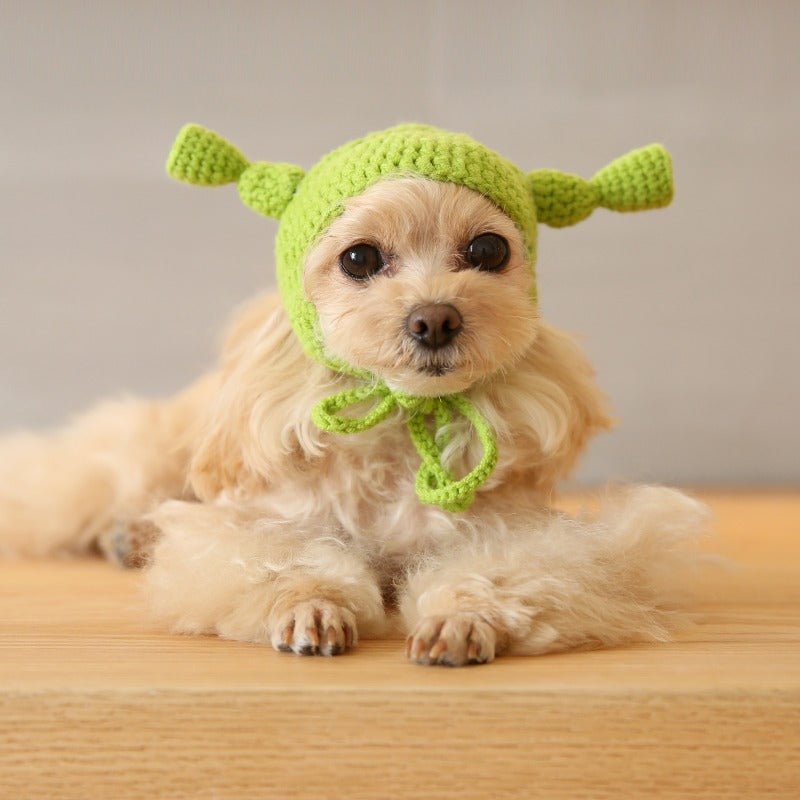 Halloween Costume Funny Knit Dog & Cat Hat - PIKAPIKA