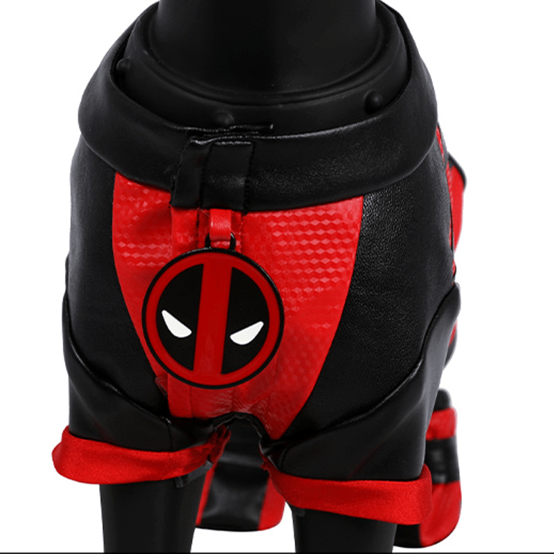Halloween Deadpool Costume Cosplay Pet Dog Funny Outfit - PIKAPIKA
