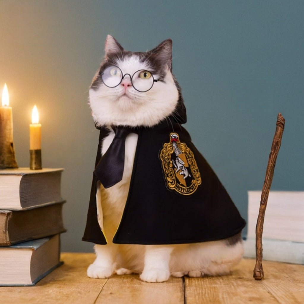 Halloween Harry Potter Cloak Pet Costume Cat Magic Cape - PIKAPIKA