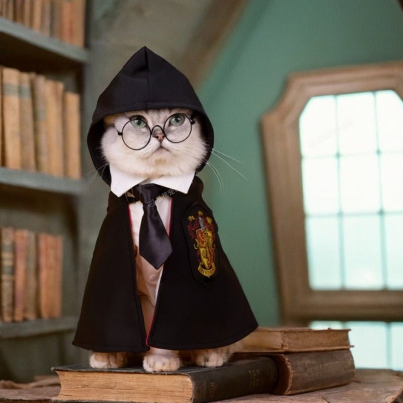 Halloween Harry Potter Cloak Pet Costume Cat Magic Cape - PIKAPIKA