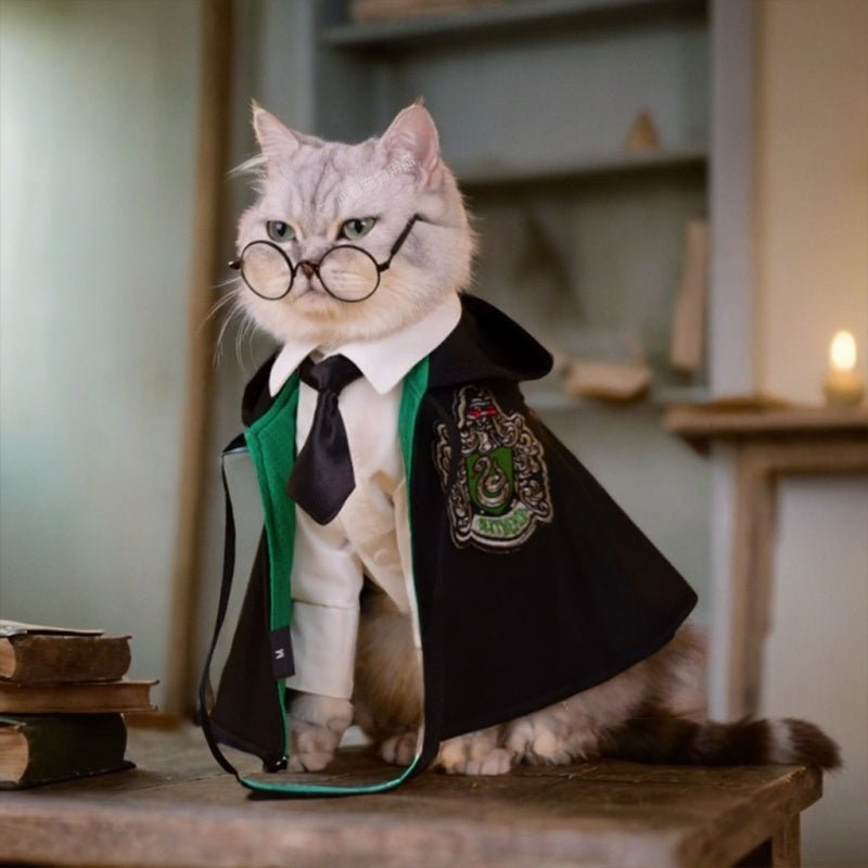 Halloween Harry Potter Cloak Pet Costume Cat Magic Cape - PIKAPIKA