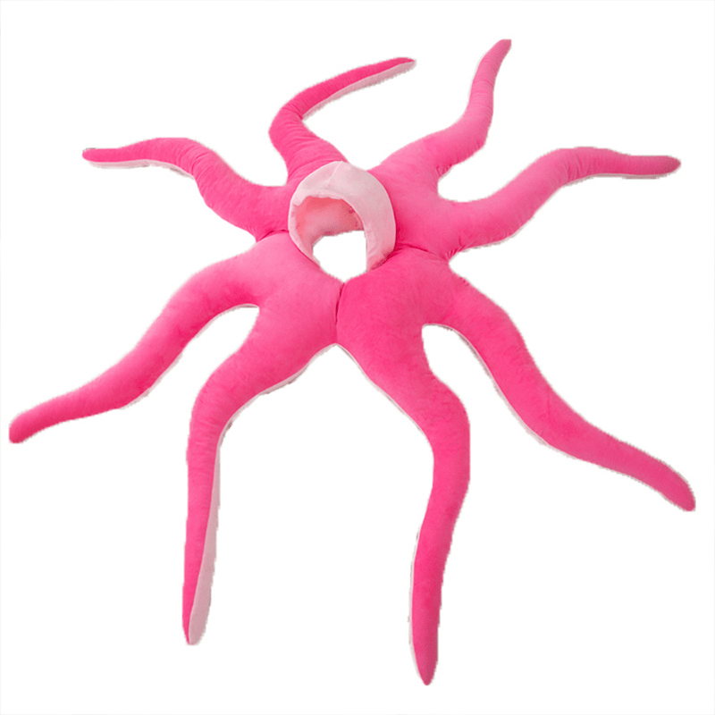 Halloween Octopus Dog Costume Funny Plush Pet Outfit Cosplay Cat Clothes - PIKAPIKA
