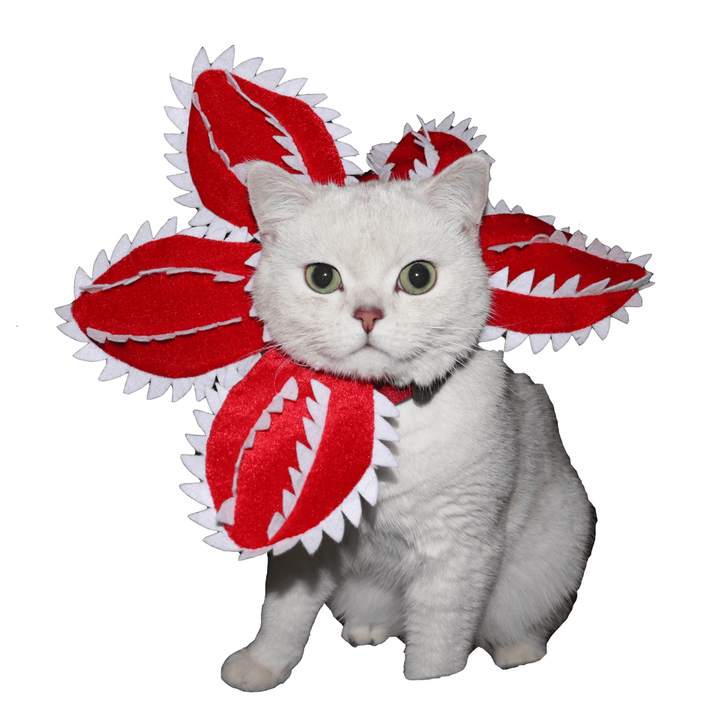 Halloween Piranha Plant Pet Headpiece Funny Costume Cat Hat - PIKAPIKA