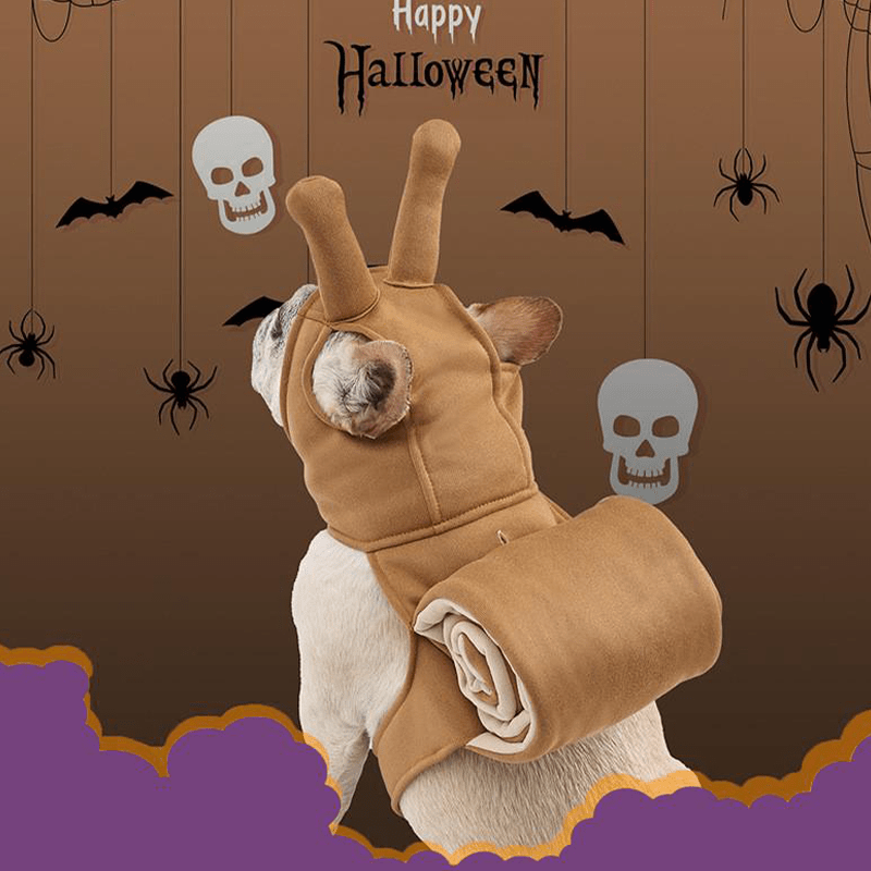 Halloween Snail Pet Costume Cute Dog Cat Outfit Funny Party Clothes - PIKAPIKA