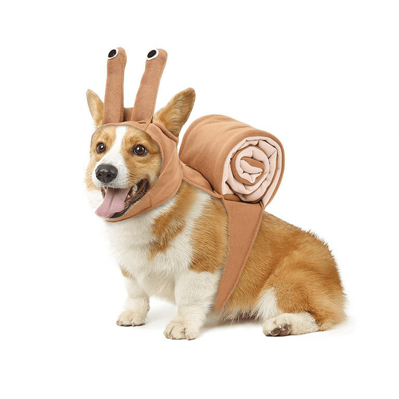 Halloween Snail Pet Costume Cute Dog Cat Outfit Funny Party Clothes - PIKAPIKA