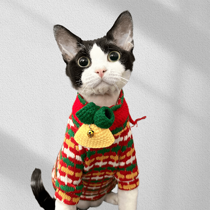 Hand Made Christmas Bandanas Red Bibs - PIKAPIKA