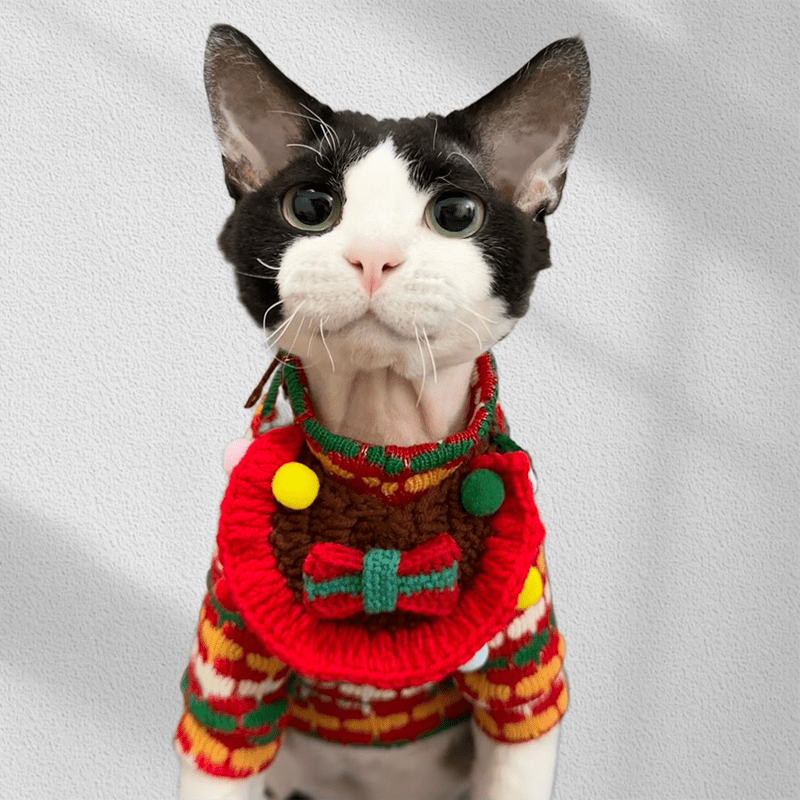 Hand Made Christmas Bandanas Red Bibs - PIKAPIKA