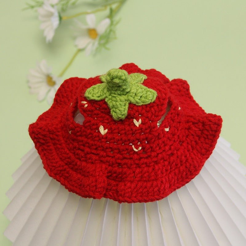 Hand Made Knitting Hat Cute Cat Accessories - PIKAPIKA