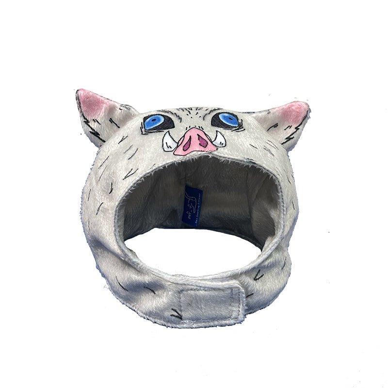Hashibira Inosuke Plush Headgear Demon Slayer Cat Costume Pet Hat - PIKAPIKA