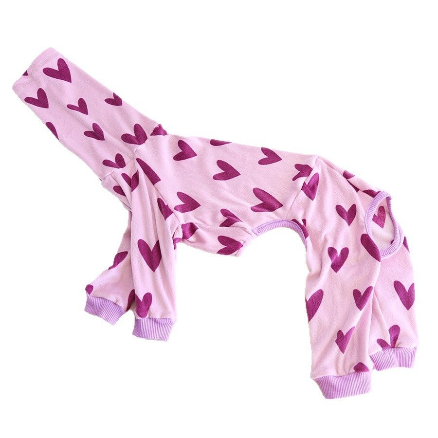 Heart Pattern Outfit for Italian Greyhound Whippet Dog Clothes - PIKAPIKA