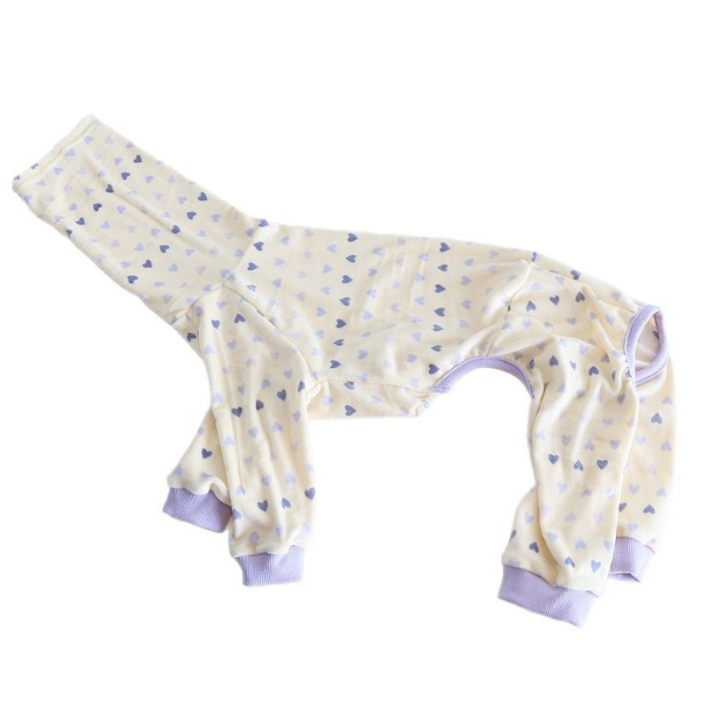 Heart Print Outfit for Italian Greyhound Whippet Dog Clothes - PIKAPIKA