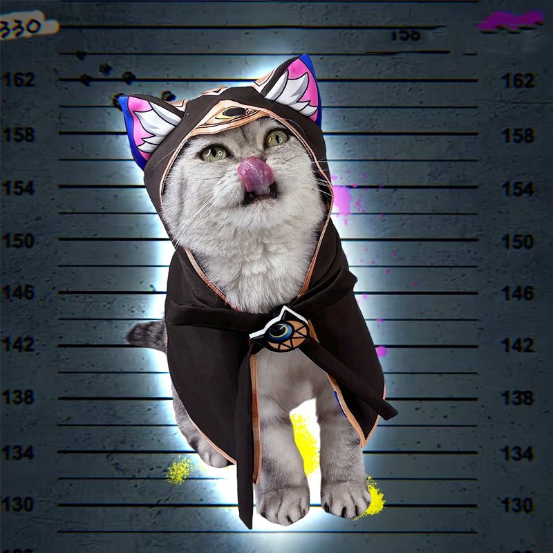 Honkai Star Rail Cipher Hooded Cape Cat Costume Pet Cloak Cosplay - PIKAPIKA