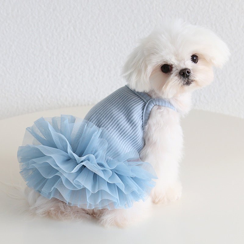 Hot Likes Layered Lace Princess Dog Dress Dog Clothes - PIKAPIKA