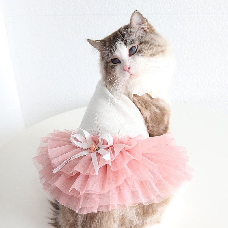 Layered Cake Puppy Princess Dress Cat Clothes - PIKAPIKA