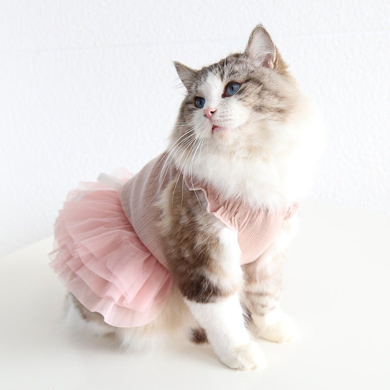 Layered Cake Puppy Princess Dress Cat Clothes - PIKAPIKA