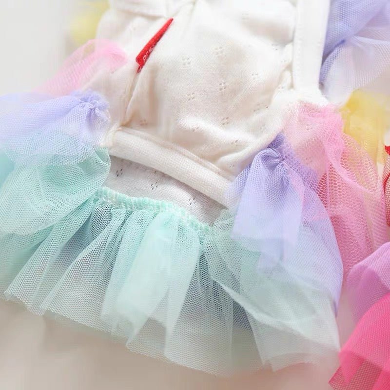 Layered Lace Dress Cat Clothes - PIKAPIKA