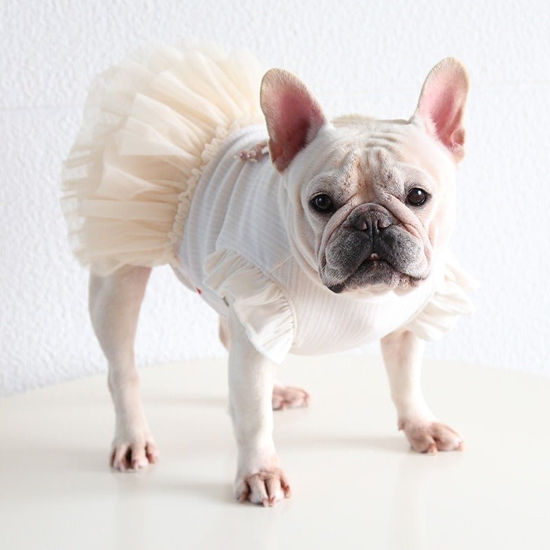 dog dress lace Linen Lace Dress for Dog