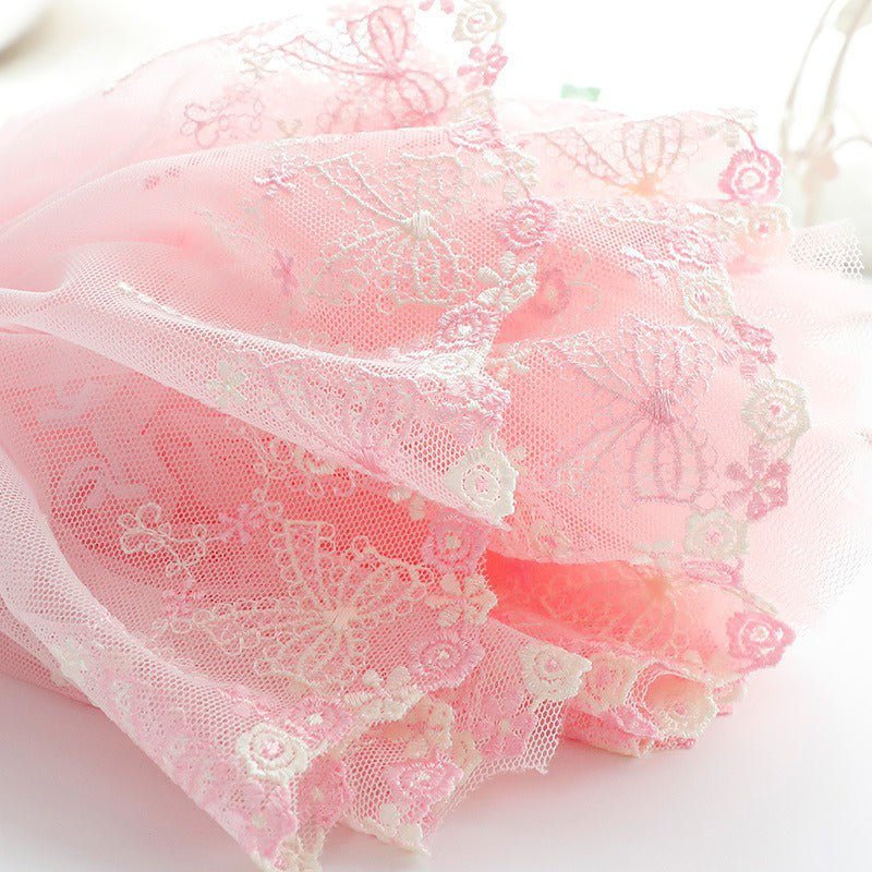 Layered Skirt Sleeveless Lace Cat Dress Cat Clothes - PIKAPIKA