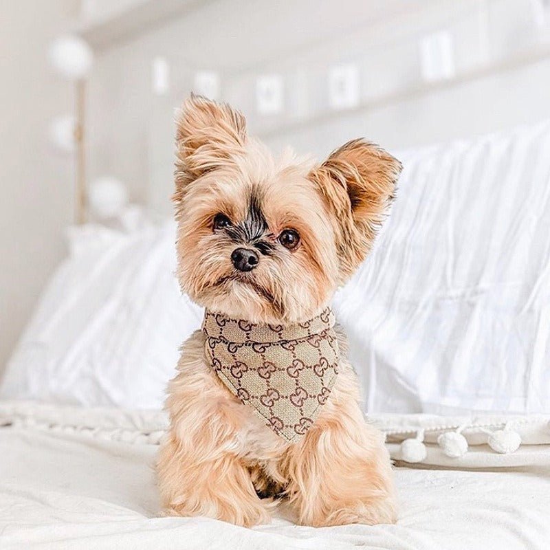 Luxury Cotton Bandanas Triangle Dog Bib - PIKAPIKA