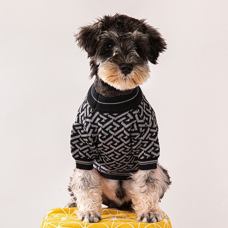 Luxury Designer Style Knit Sweater Dog Clothes - PIKAPIKA
