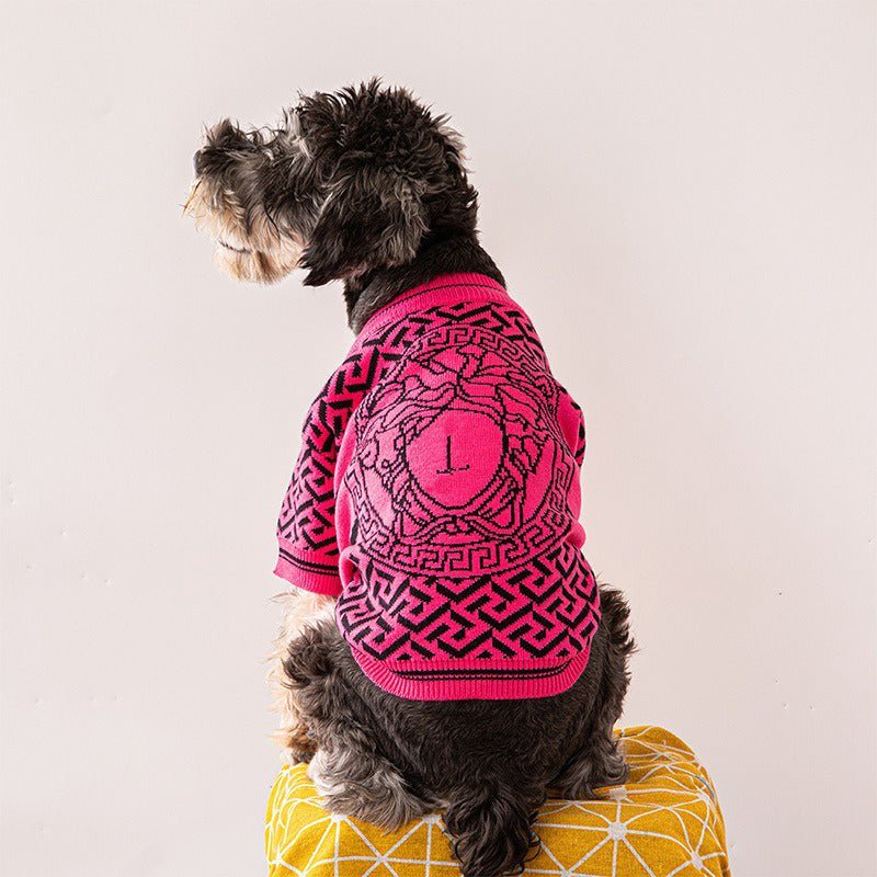 Luxury Designer Style Knit Sweater Dog Clothes - PIKAPIKA