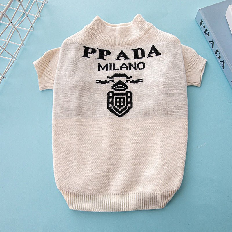 Luxury Designer Style Knitwear Sweater Dog Clothes - PIKAPIKA
