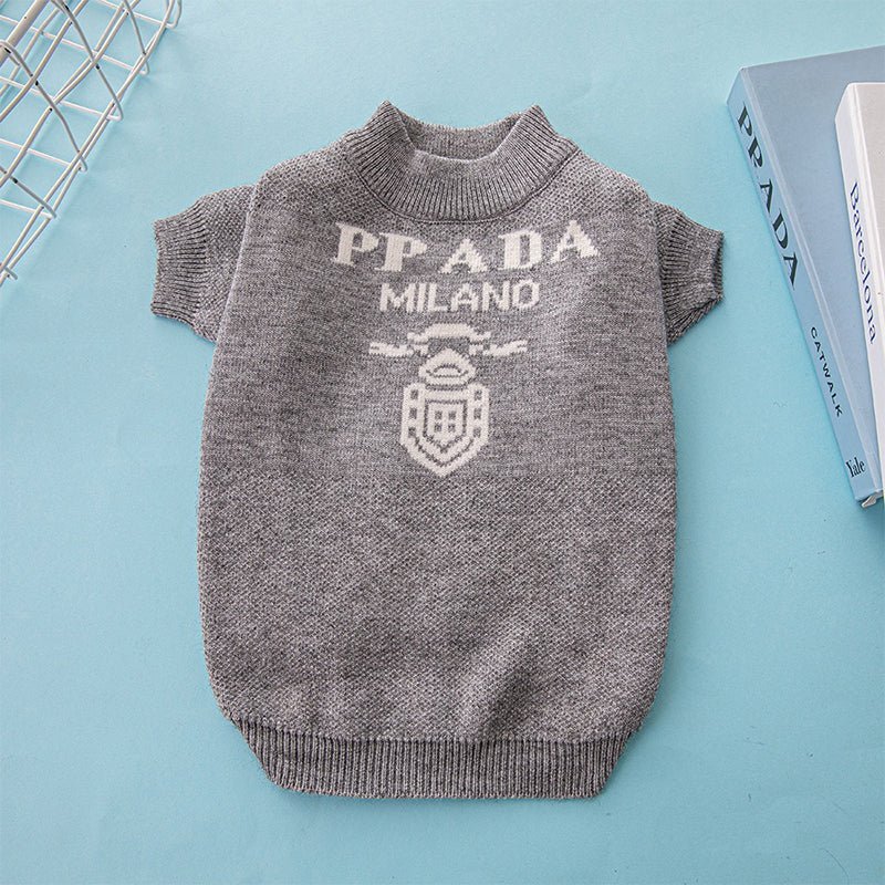 Luxury Designer Style Knitwear Sweater Dog Clothes - PIKAPIKA