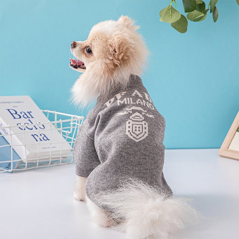 Luxury Designer Style Knitwear Sweater Dog Clothes - PIKAPIKA