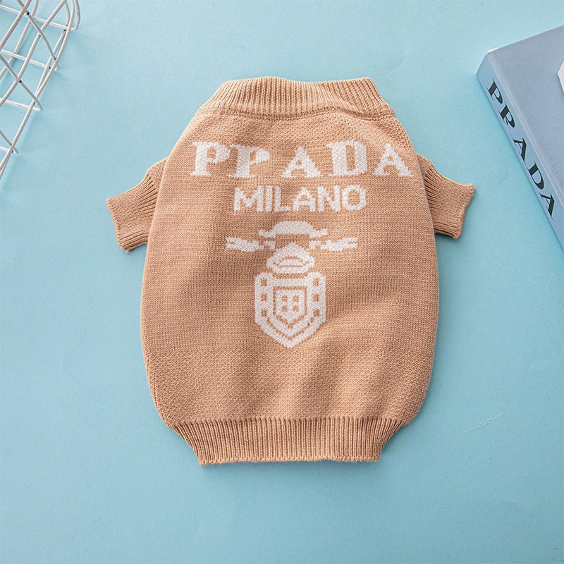 Luxury Designer Style Knitwear Sweater Dog Clothes - PIKAPIKA