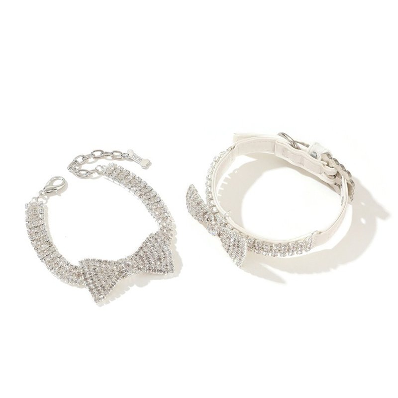 Luxury Diamond Crystal Collar Necklace Dog & Cat Accessories - PIKAPIKA