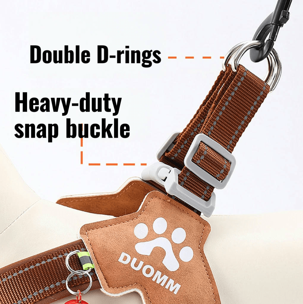 No - Pull Pet Harness Padded Vest & Adjustable Leash Set - PIKAPIKA