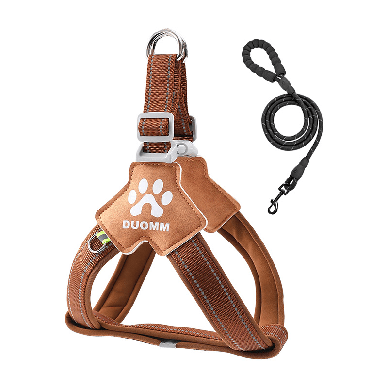 No - Pull Pet Harness Padded Vest & Adjustable Leash Set - PIKAPIKA