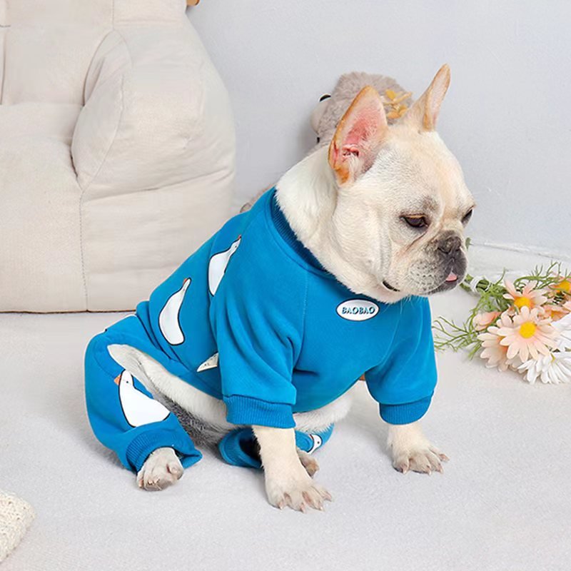 Onesie Pajama Bulldog Dog Clothes - PIKAPIKA