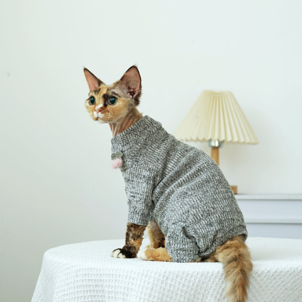 Onesies Lining Fleece Warm Sphynx Cat Clothes - PIKAPIKA