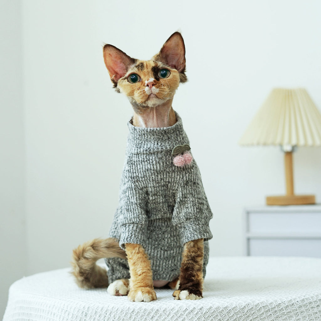 Onesies Lining Fleece Warm Sphynx Cat Clothes - PIKAPIKA