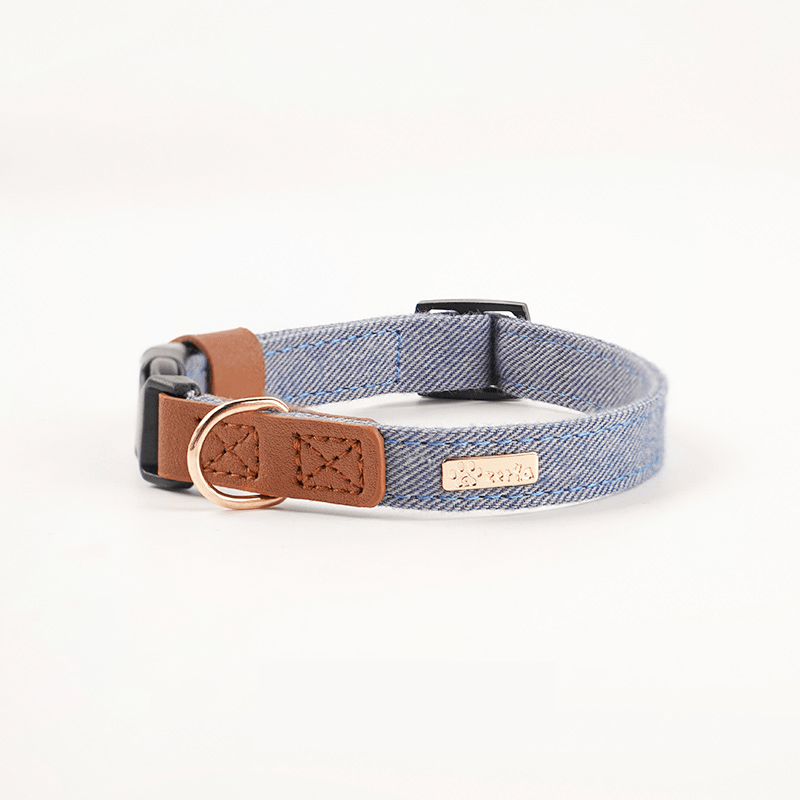 Personalized Dog Collar with ID Tag Anti - Loss Adjustable Neck Strap - PIKAPIKA